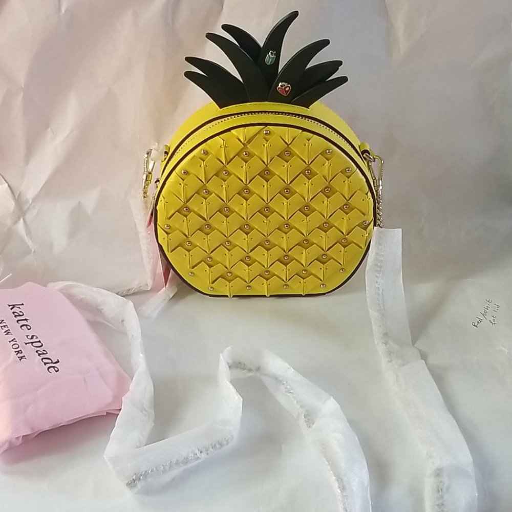 NWT Kate spade haut stuff pineapple Crossbody  Bag